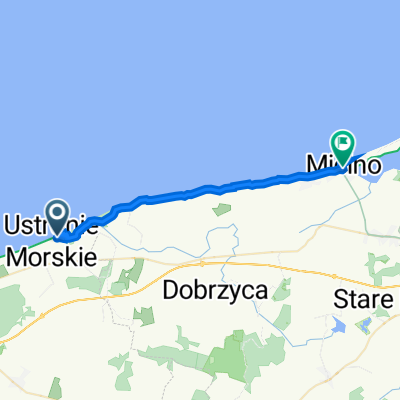 Bolesława Chrobrego 62, Ustronie Morskie do Bolesława Chrobrego 3, Mielno