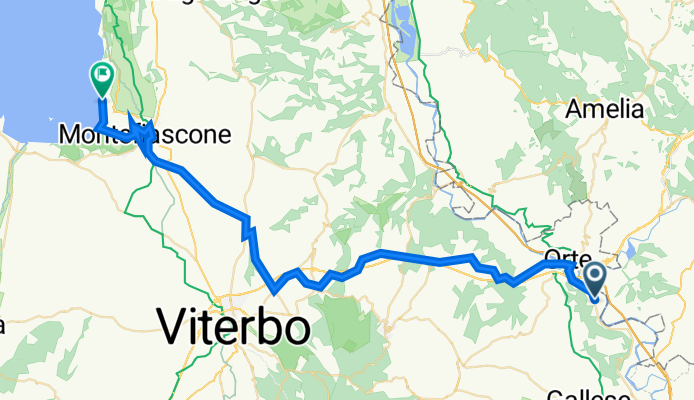 Orte Scalo, Orte to Via del Lago 142–198, Montefiascone