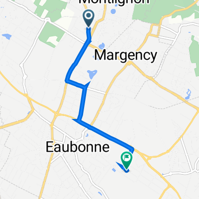 De Boulevard Armand Hayem 8bis, Montlignon à Avenue du Muguet 31, Soisy-sous-Montmorency