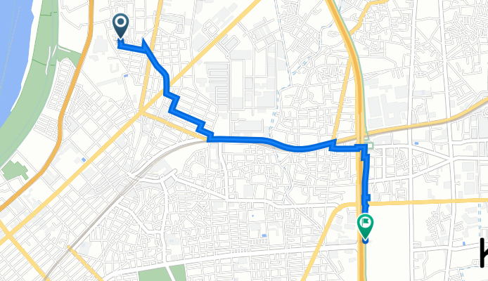 3-5, Yagumonishimachi 1-Chōme, Moriguchi nach 1-7, Matsuocho, Kadoma