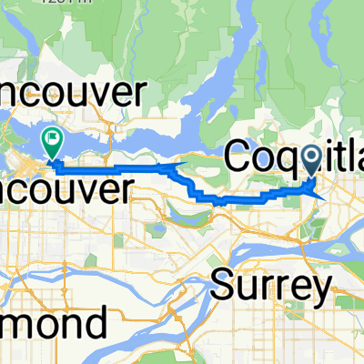 Ranch Park Way 1032, Coquitlam to Alexander Street 611, Vancouver