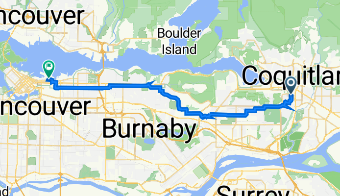 Ranch Park Way 1032, Coquitlam to Alexander Street 611, Vancouver