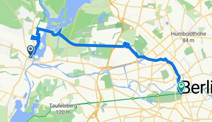 Berlin-Spandau bis Berlin-Mitte