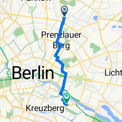 Jacobsohnstraße 2, Berlin nach Zeughofstraße 16, Berlin