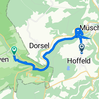 Hauptstraße, Hoffeld nach An der Mühle 12, Blankenheim