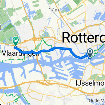 Parkkade 30, Rotterdam to Floreslaan 140, Vlaardingen