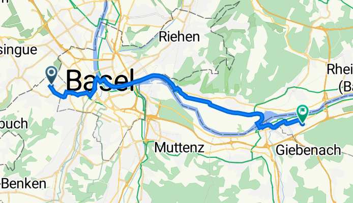 Baselmattweg 135A, Allschwil to Wurmisweg 224, Kaiseraugst