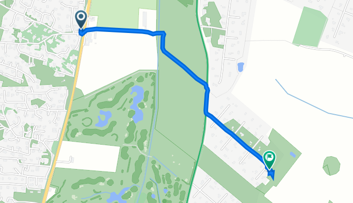 Houvig Klitvej 51, Ringkøbing nach Rørsangervej 40, Ringkøbing