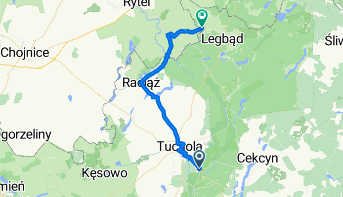 Świecka 112, Tuchola do Fojutowo