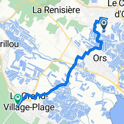 De Rue de la Libération 19, Le Château-d'Oléron à Boulevard de la Plage 9, Le Grand-Village-Plage