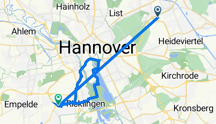 Karl-Wiechert-Allee 60C, Hannover nach Südstrücken 23, Hannover