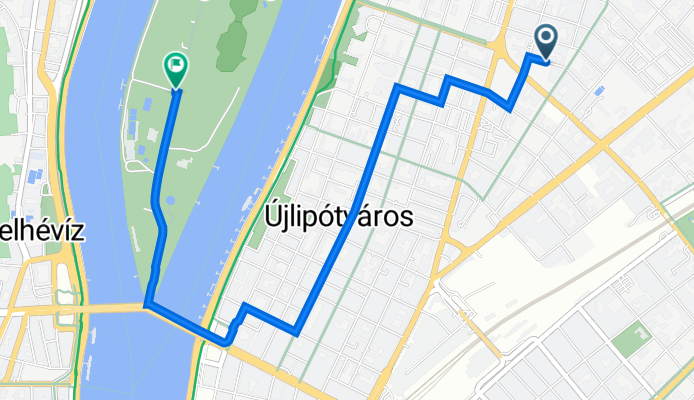 Botond utca 7., Budapest to Hajós Alfréd sétány, Budapest