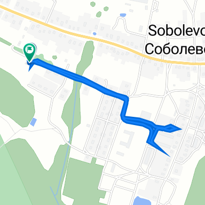 деревня Соболево до деревня Соболево