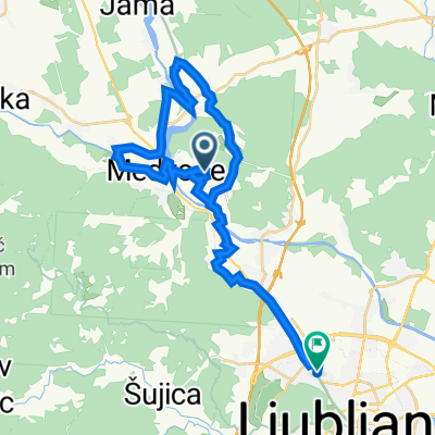 Zgornje Pirniče 37b to Česnikova ulica 6