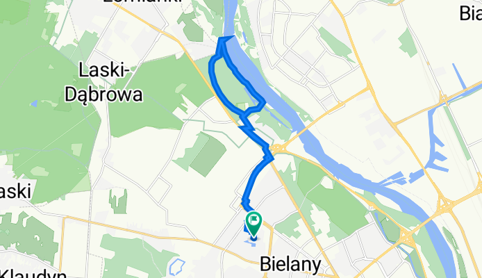 Williama Szekspira 2, Warszawa do Williama Szekspira 2, Warszawa