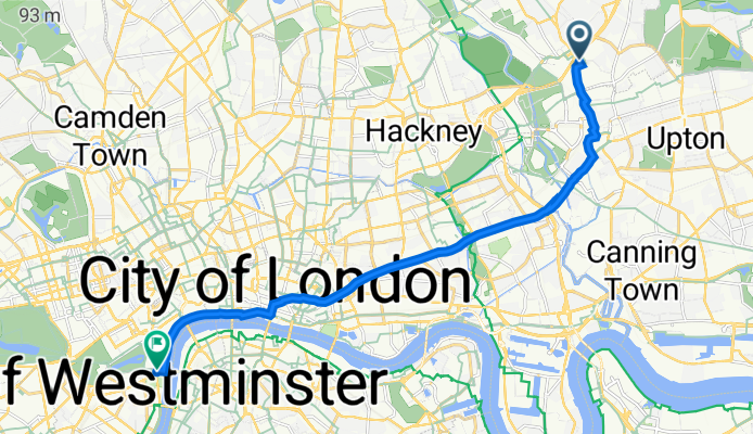 7 Webster Road, London to St Margaret St, London