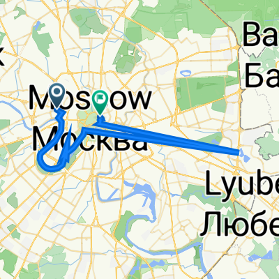 улица Красная Пресня, 23 кБ с1, Москва до Старая площадь, 1–8, Москва