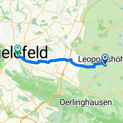 Bergstraße 21, Leopoldshöhe nach Papenmarkt 9, Bielefeld
