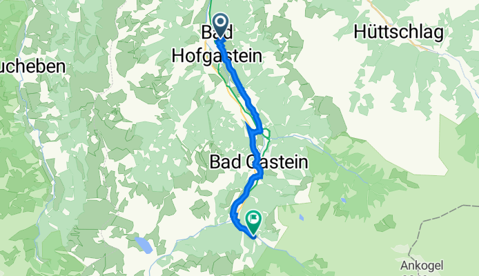 Klampfererweg 21, Bad Hofgastein nach Anlauftalstraße 5–7, Bad Gastein