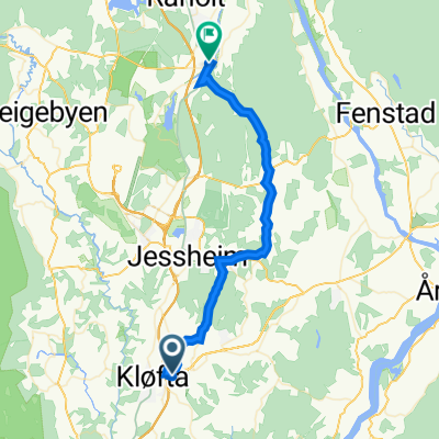 Lily country Club to Skogvegen 31, Dal