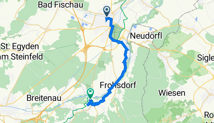 Gröhrmühlgasse 27, Wiener Neustadt nach Bad Erlach Bahnhof