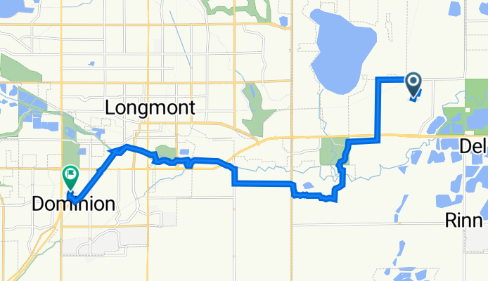 11654 Victor Dr, Longmont to 1240 S Hover St, Longmont