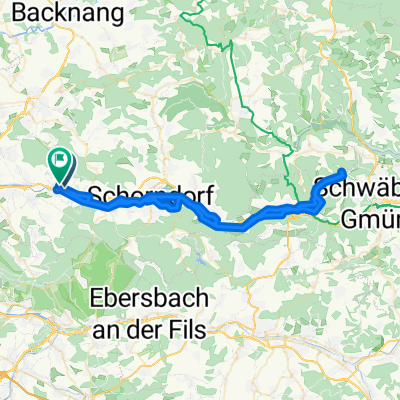 Von Grunbach nach Haselbach