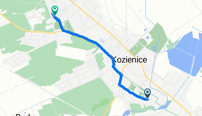 T Kościuszki 20, Kozienice do Stefana Żeromskiego 1N, Kozienice