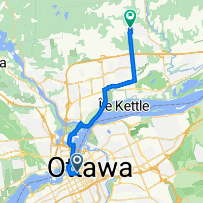 300 Sparks St, Ottawa to 1441 Rue Daniel, Gatineau