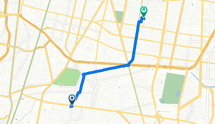 De Avenida Miguel Ángel de Quevedo 433, Ciudad de México a Necaxa 130, Ciudad de México