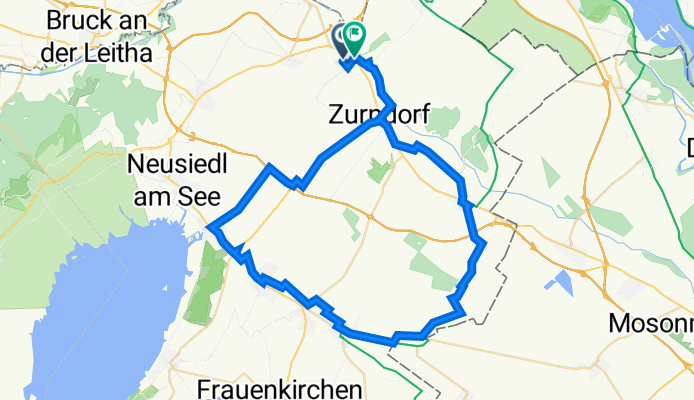 Moritz-von-Schwind-Gasse 21, Gattendorf to Untere Hauptstraße 2, Gattendorf