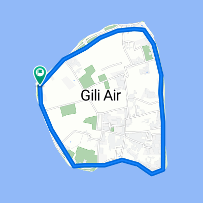 Gili Air sandy round trip