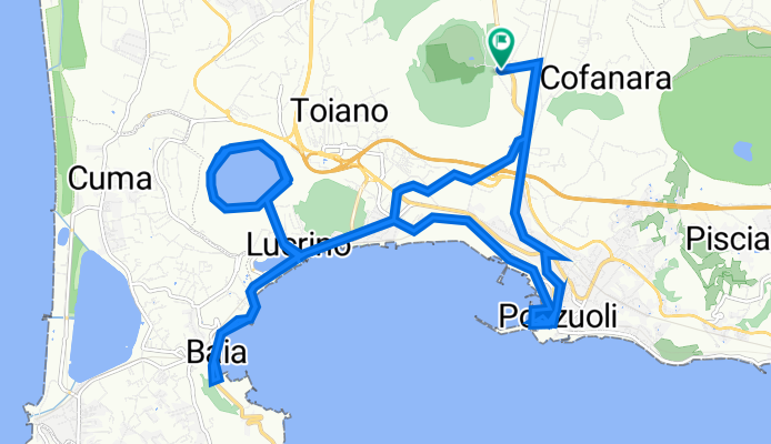 Da Via Vicinale Campana 4, Pozzuoli a Via Vicinale Campana 4, Pozzuoli