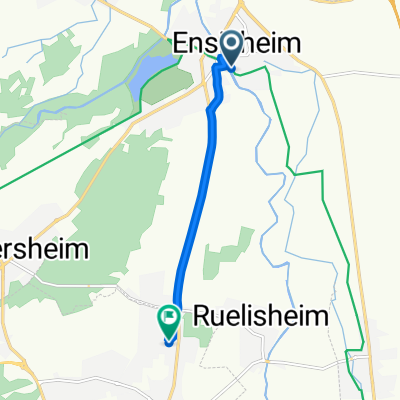 Avenue Foch, Ensisheim à Wittenheim