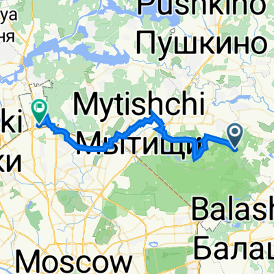 От Неизвестная дорога до Челобитьевское шоссе 14 корпус 5 строение 1, Москва