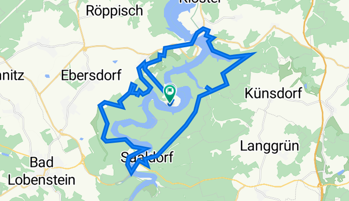 Pirolweg 305, Saalburg nach Elsterweg 298, Saalburg