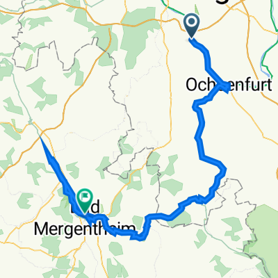 Fränkischer Marienweg, Eibelstadt nach Edelfinger Straße 7, Bad Mergentheim