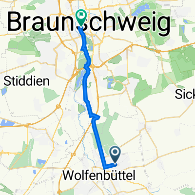 Behringstraße 38, Wolfenbüttel nach An der Martinikirche 4, Braunschweig