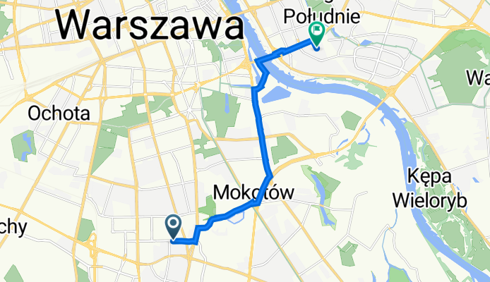 Domaniewska 17/19, Warszawa do Afrykańska 11, Warszawa