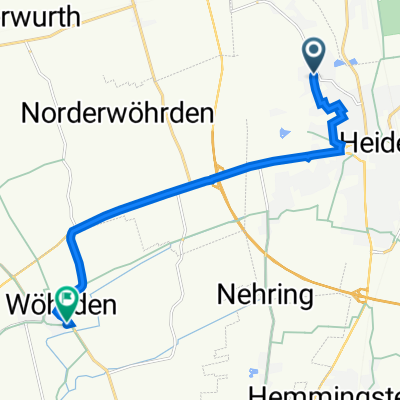 Reiterweg 5, Wesseln nach Schwarzer Weg 17, Wöhrden