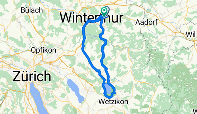 Rümikerstrasse 46, Winterthur to Ohrbühlstrasse 65, Winterthur
