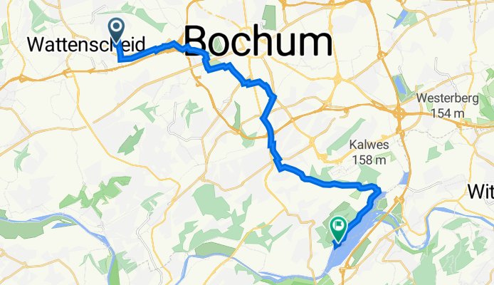 Rankenweg 12, Bochum nach Oveneystraße 81, Bochum