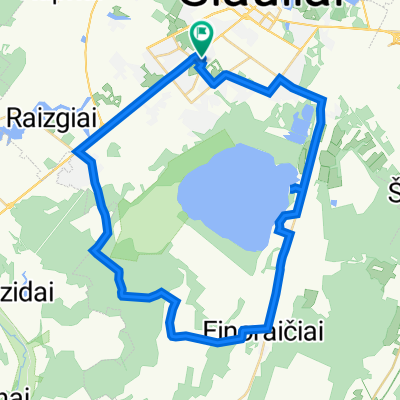 Ateities g. 2, Šiauliai to Ateities g. 11, Šiauliai