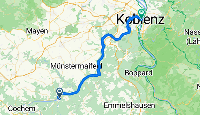 Tour 5 von Treis - Karden nach Koblenz