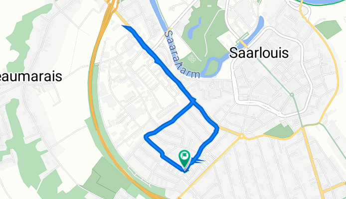 Schwalbenweg 2, Saarlouis nach Schwalbenweg 2, Saarlouis