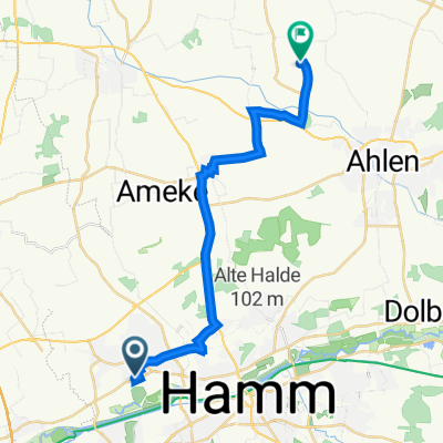 Im Dreischland 43, Hamm nach Prozessionsweg 115A, Ahlen