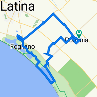 Via Ruggero Leoncavallo 6, Pontinia a Piazza Beniamino Gigli 14, Pontinia