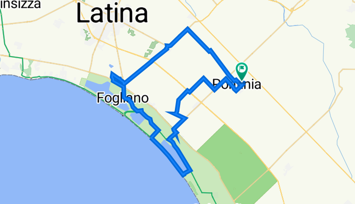 Via Ruggero Leoncavallo 6, Pontinia a Piazza Beniamino Gigli 14, Pontinia