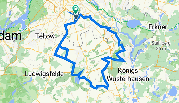 Äneasstraße 12, Berlin nach Felixstraße 41, Berlin