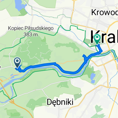 al Wędrowników, Kraków do al Marszałka Ferdinanda Focha 30, Kraków
